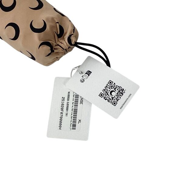 MARINE SERRE NWT Size XL Recycled Moon Jersey Catsuit SS25 Jumpsuit One Piece - Picture 12 of 13